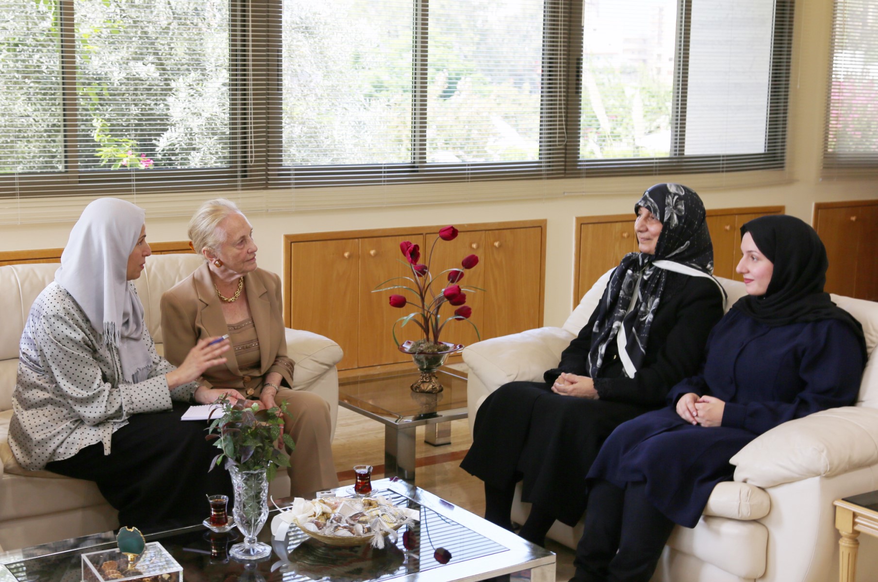 Présidente de l'Ordre de Malte au Liban Princess Françoise de Bourbon-Lobkowicz visits SADRFoundation